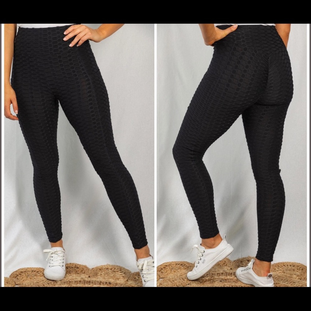 Gray Baby Got Back Leggings with Pockets - Picture 2 of 2